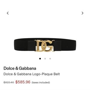 Dolce & Gabbana Stretch Belt NWT